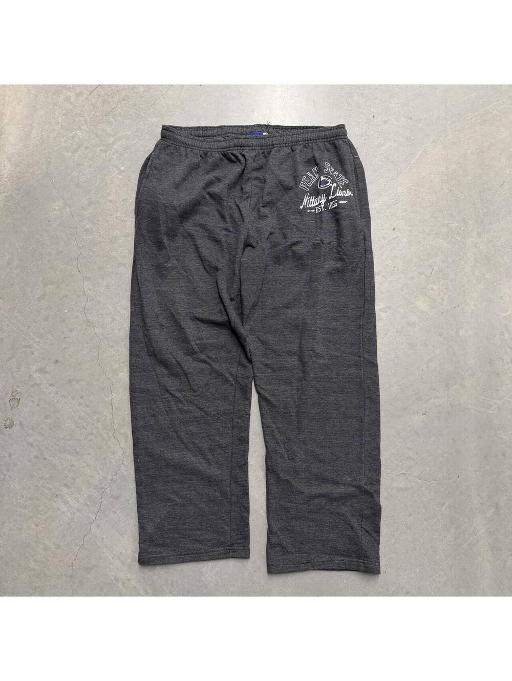 2000s Penn State Nittany Lions Lounge Pants Men's XL Gray Old Varsity Brand NCAA